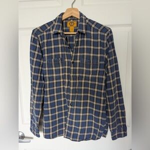 Blue Stapleford Plaid Button Down Shirt Size XS